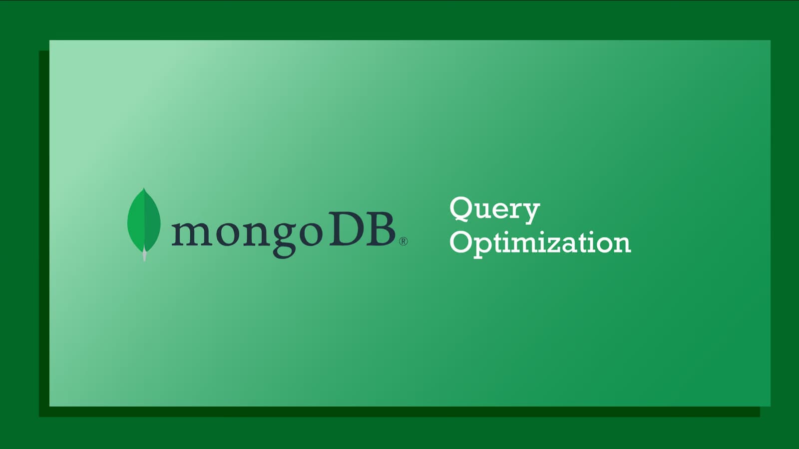 How to optimize mongodb query