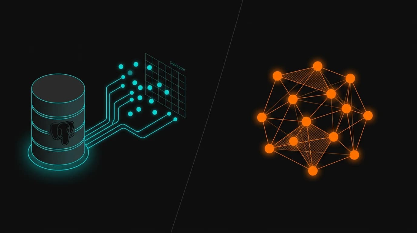PostgreSQL with pgvector versus a dedicated vector database: two retrieval paths