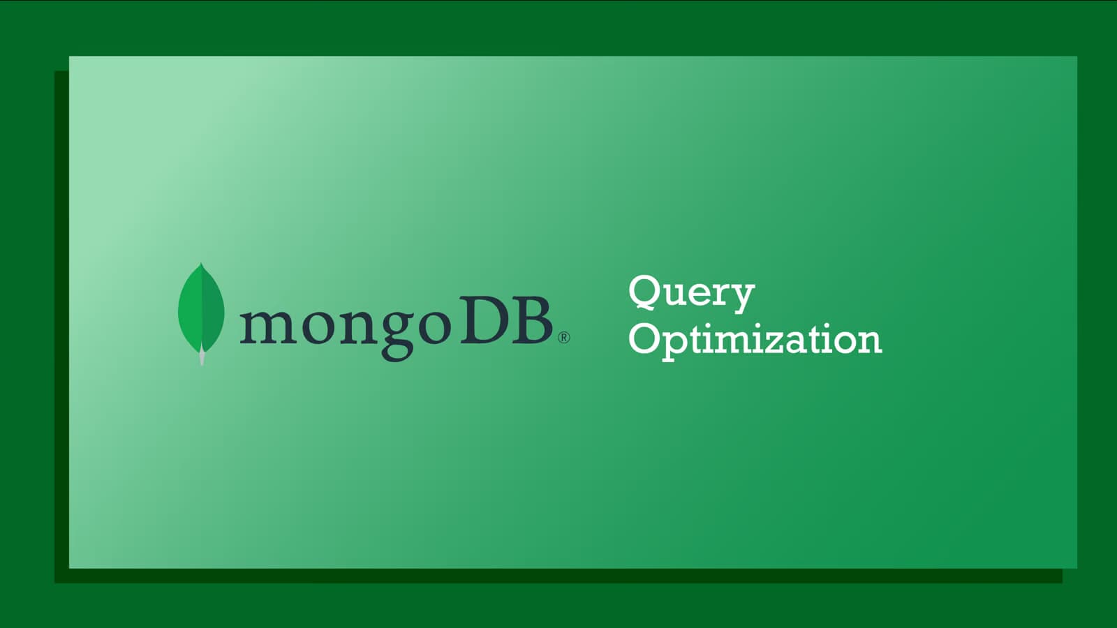 How to optimize mongodb query How to optimize mongodb query
