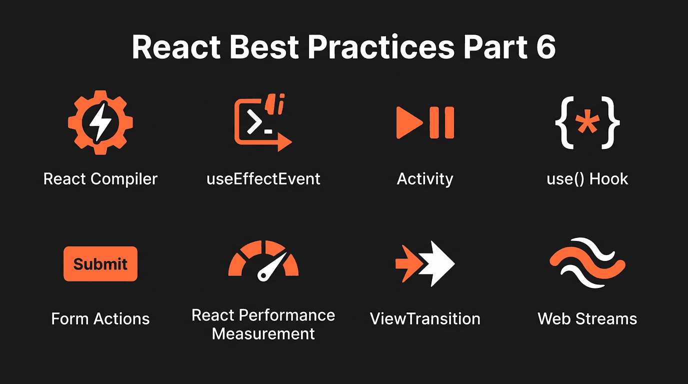 React Best Practices - Part 6 React Best Practices - Part 6